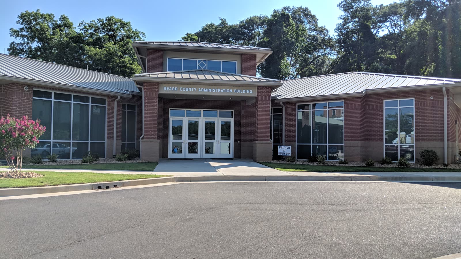 Heard County Court and county government building in Franklin, Georgia